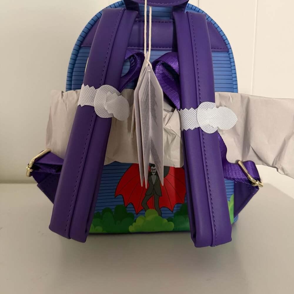 Loungefly Scooby-Doo Mystery Inc. Haunted Mansion Lenticular Mini Backpack - Picture 3 of 14